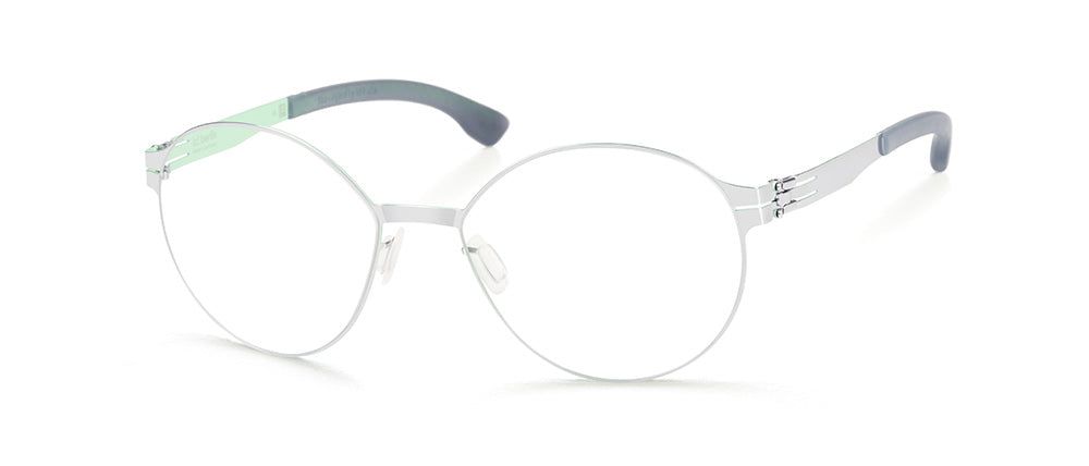 ic! berlin/アイシーベルリン Lisa P. Silver Mint メガネフレーム - Made in Germany