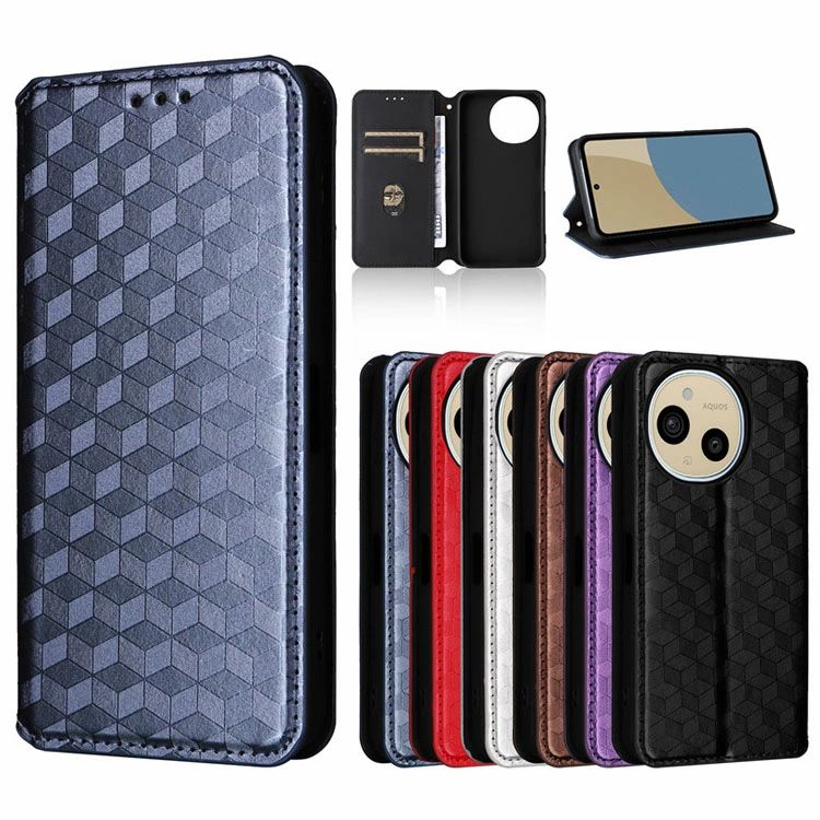 Rakuten - SHARP AQUOS sense9ケース カバー 手帳型 財布型 耐衝撃カバー TPU&PUレザー おしゃれ 汚れ防止 便利 実用 スタンド機能 カード収納 ス