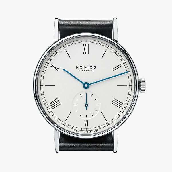 ノモスグラスヒュッテ　正規販売店　ラドウィグ(ルードヴィッヒ)35　NOMOS Glashutte ludwig 35mm　自社製機械式手巻き(キャリバーα)　ドイツ時計　メンズ・レディス　3気圧(30メーター)防水　コードバン(馬)ストラップ