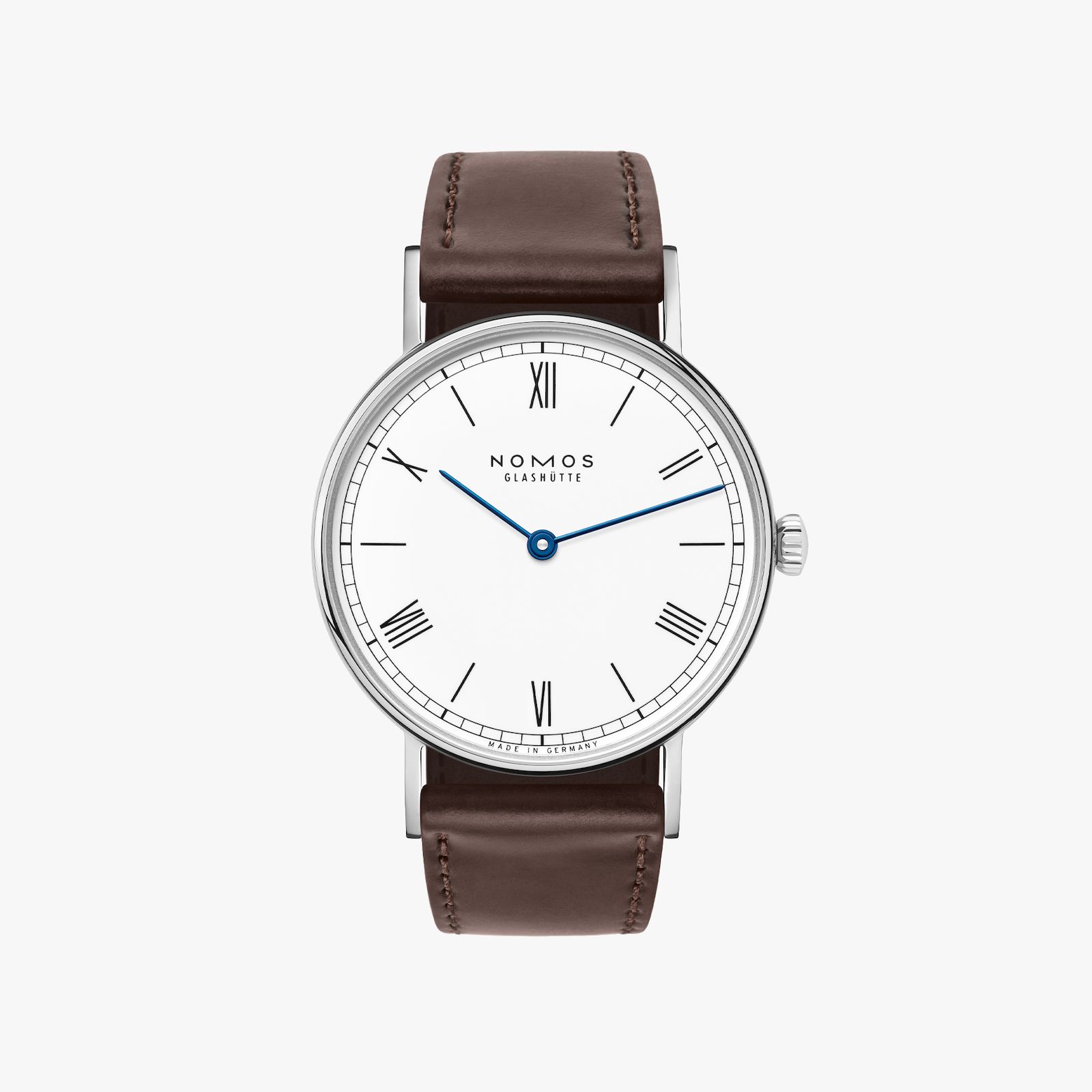 ノモスグラスヒュッテ　正規販売店　ラドウィッグ33　デュオ　ホワイトエナメル　NomosGlashutte Ludwig33　Duo ドイツ時計　手巻き　メーカー保証2年