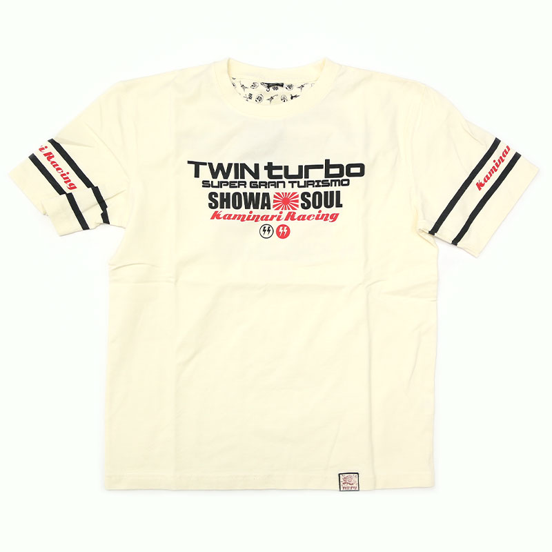 KAMINARI カミナリ 半袖Tシャツ 「SHOWA SOUL」 KMT-157