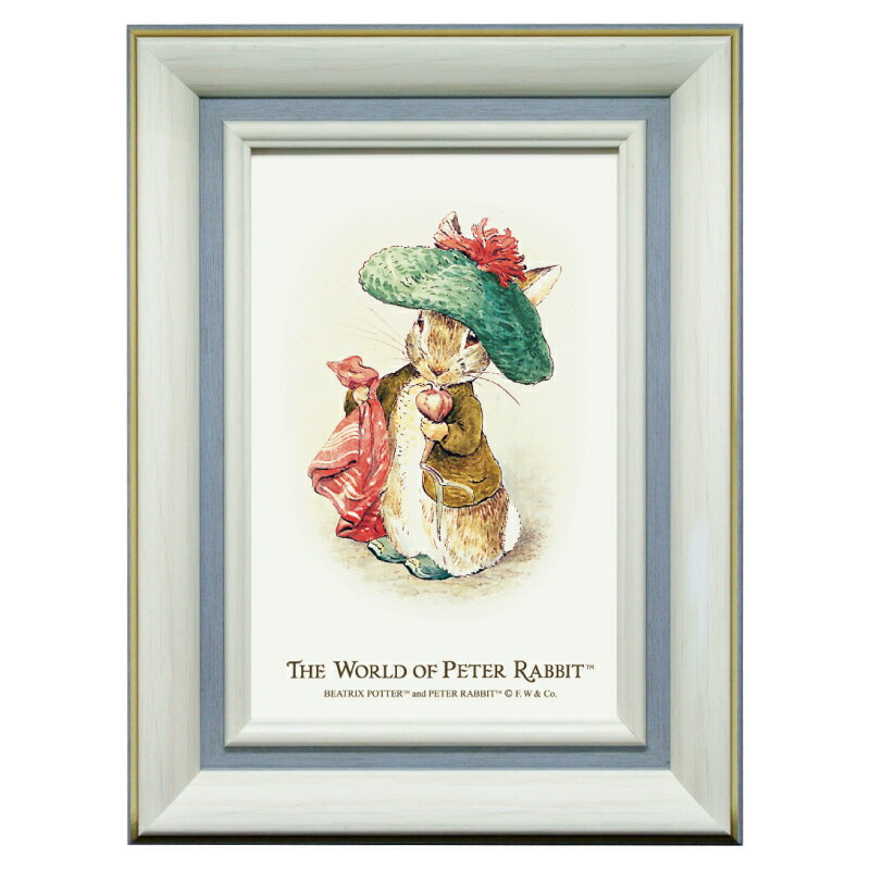ピーターラビット ポストカード フォトフレームセット【ブランエグリ】ヨーロピアンスタイル 上品で優美なフォルム 軽量 壁掛 スタンド ビアトリクス・ポター 水彩...