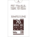 ごみ袋 70L 業務用 透明ポリ袋 800x900mm 400枚入 GM73