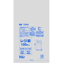 レジ袋 ホワイト エンボス加工 西日本45号 東日本45号 440（145）x530mm 3000枚入 TE45