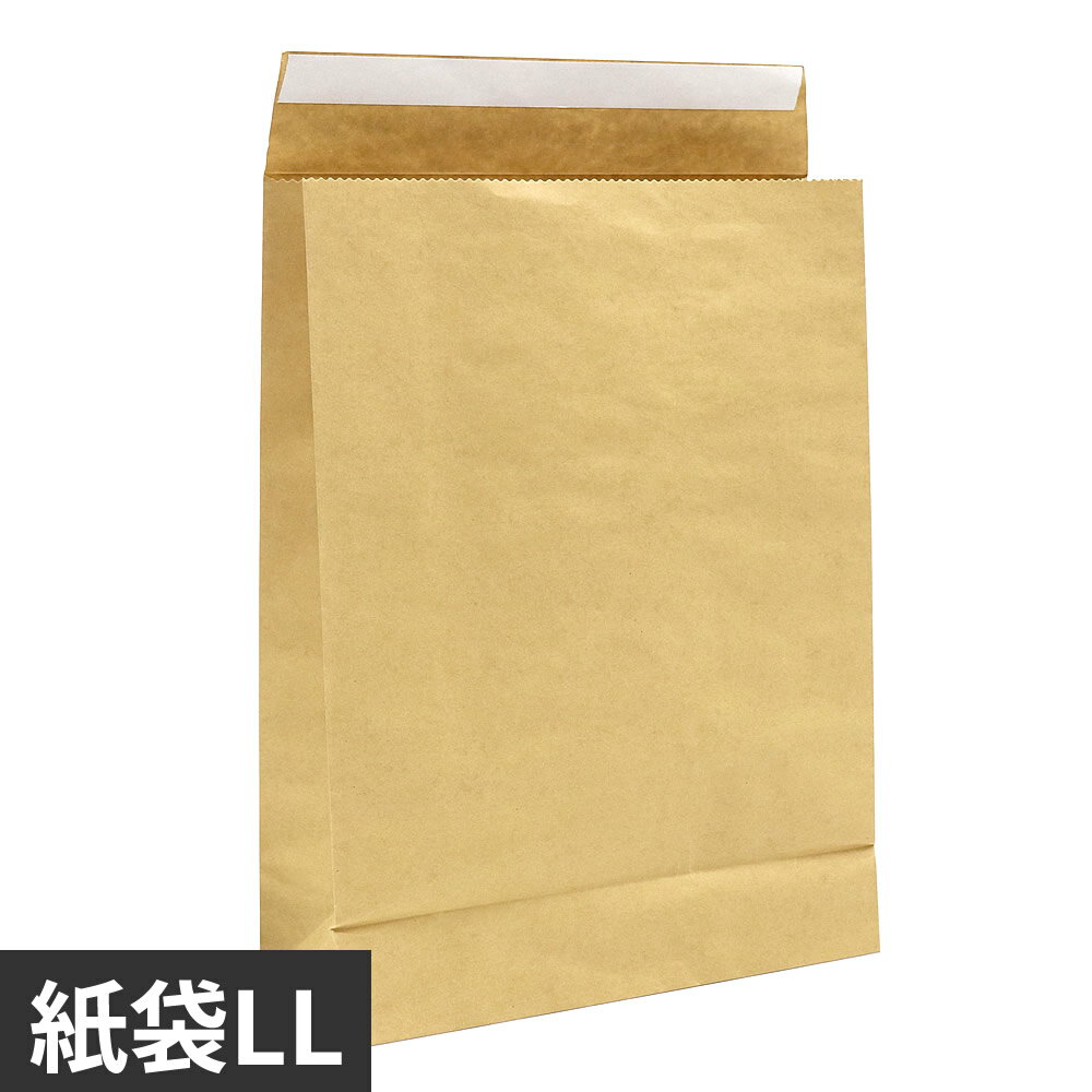 樂天商城 - 紙袋 宅配用 テープ付 LL 420x320x110 茶色 50枚入