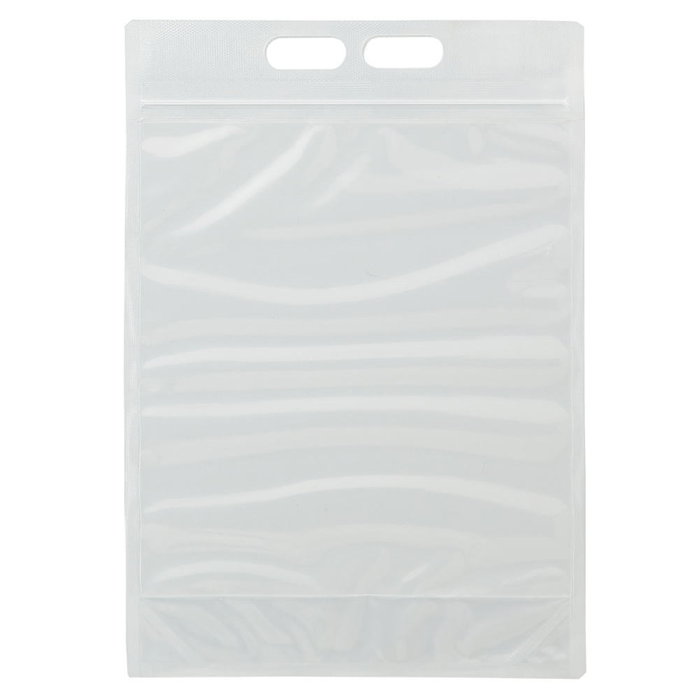 手提げ袋 チャック付き ラミジップ ハンディ ナイロンタイプ スタンドタイプ 400枚入 ケース単位 LZ-28LH