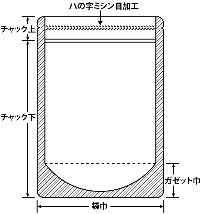 ラミジップ MA-14 スタンドパック 易カット・アルミタイプ 200x140+41mm 50枚入 2