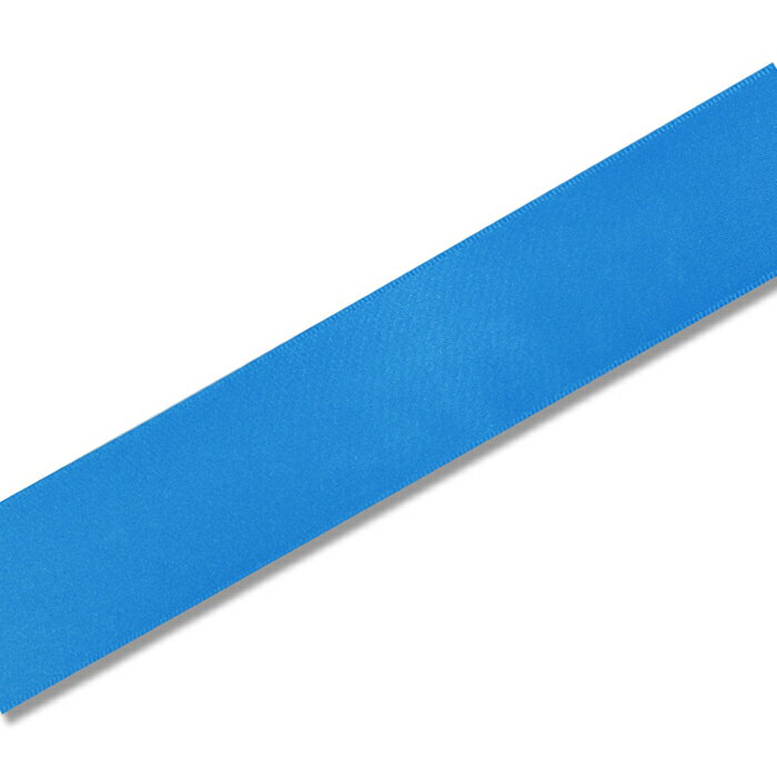 ギフトラッピング用 リボン シングルサテン Rブルー 36mmx20m巻 1巻 #001420328