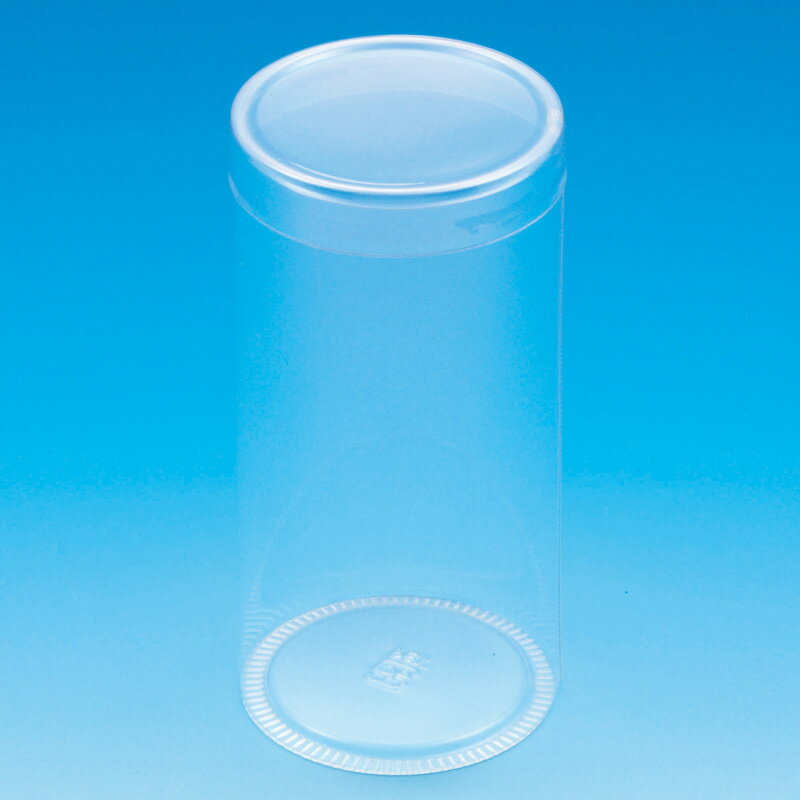 ギフトボックス 透明箱 クリスタルボックス PET円筒ケース 60x120H 10個 #006854243