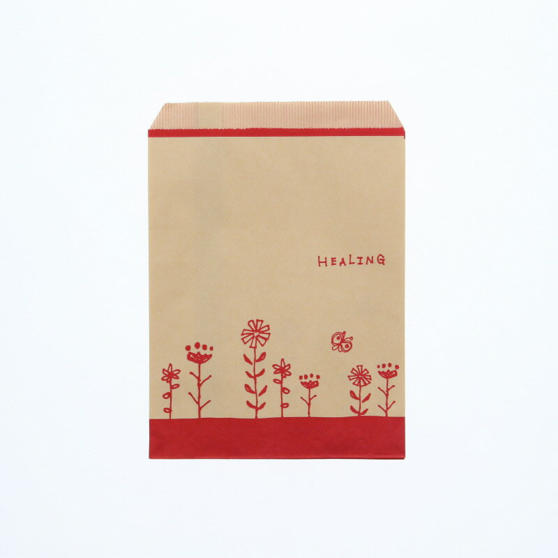 紙袋 平袋 柄小袋 Rタイプ ハーブフラワーR R70 200枚 #006527130