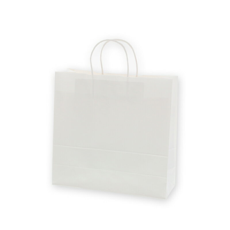 紙袋 手提げ袋 25チャームバッグ 3才 白無地 50枚 #003250700
