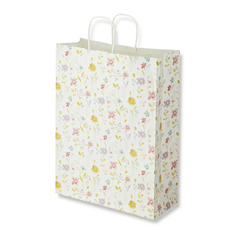 紙袋 手提げ袋 25チャームバッグ カスタムB フラワーアラカルト 50枚 #003283412