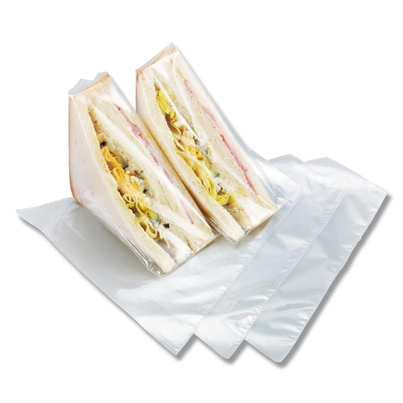 サンドイッチ袋 三角形用 ポリ袋 無地 透明 サンドイッチPP 80 200枚 #006770180