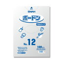 SWAN ボードンパック 防曇袋 野菜 青果 生鮮 4穴 厚0.025mm No.12 230x340mm #006763212