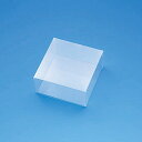 ギフトボックス 透明箱 PETクリアケース 100x100x高50mm 10個 #006854115