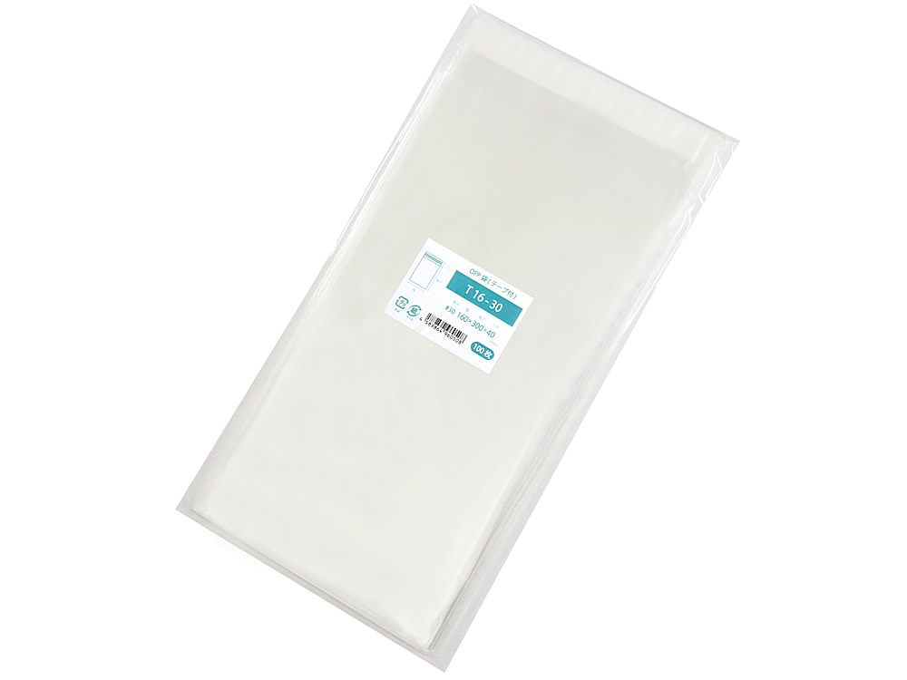 OPP袋 テープ付 160x300mm T16-30[M便 1/3]