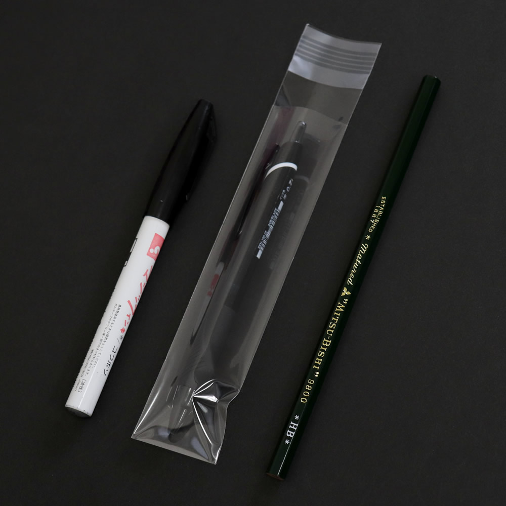 OPP袋 ボールペン用 テープ付 35x150mm T3.5-15 fukuro-oukoku-10004914 袋の王国 サンプル画像3