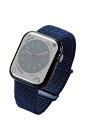 エレコム アップルウォッチ Apple Watch バンド 【49mm 45mm 44mm 42mm / Ultra SE2 SE 8 7 6 5 4 3 2 1 対応】 ファブリック 面ファスナー