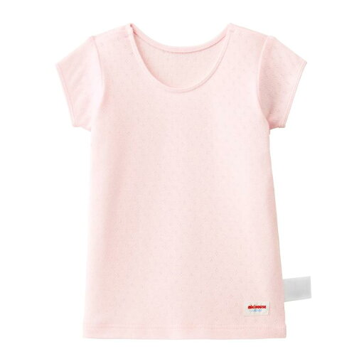 【 ミキハウス 】 Tシャツ 肌着 半袖 無地 シンプル 女の子 ベビー キッズ 子供服 抗菌 抗ウイルス 日本製 綿100% 10-2422-575 【 ミキハウス 】 Tシャツ 肌着 半袖 無地 シンプル 女の子 ベビー キッズ 子供服 抗菌 抗ウイルス 日本製 綿100% 10-2422-575