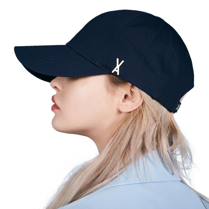 [VARZAR] バザール【公式直営店】 Stud logo over fit ball cap/スタッドロゴオーバーフィットボールキャップ 全4color ユニセックス キャップ 韓スト UV対策 深め 小顔効果 SNS話題 芸能人着用のサムネイル