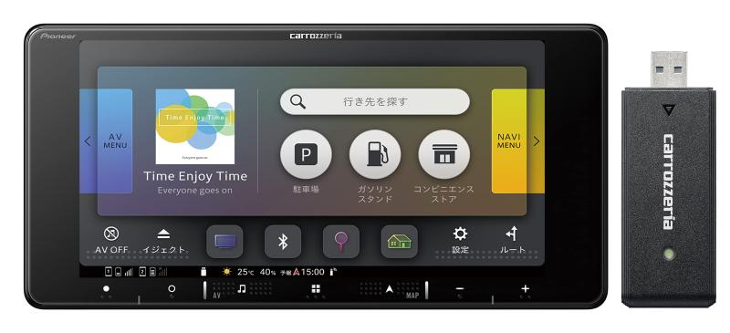 Pioneer カーナビ AVIC-RW920-DC 7インチ 200mmワイド 楽ナビ 無料地図更新 フルセグ DVD CD Bluetooth SD USB HDMI HD画質 ネットワークスティックセット カロッツェリア
