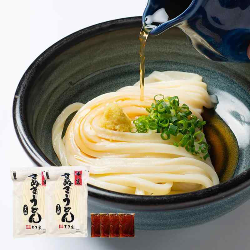 本格手打 もり家 ぶっかけ うどん 讃岐うどん さぬきうどん 半生 (お試し (4人前))