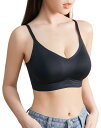 PRESSLIM(プレスリム) ふわリフト ストラップ シームレスブラ (S/M/L/XL) シームレス ノンワイヤー ハーフトップブラ 下着 レディース