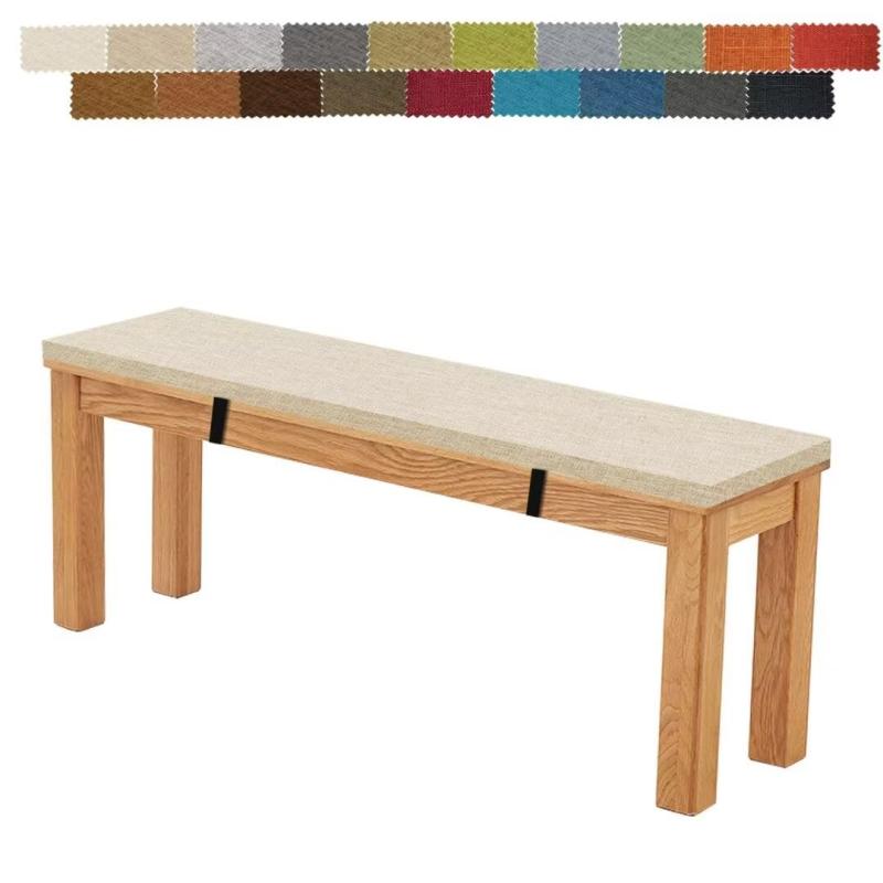 Firsttry ダイニングベンチ クッション 椅子用 長座布団 80*30*5 高密度メモリーフォーム 高反発 カバ..