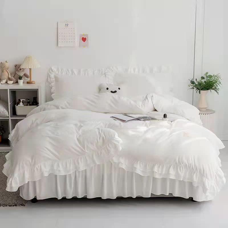 布団カバー シングル セミダブル ダブル 3/4点セット 布団カバー セット フリル 姫風 可愛い シングル..