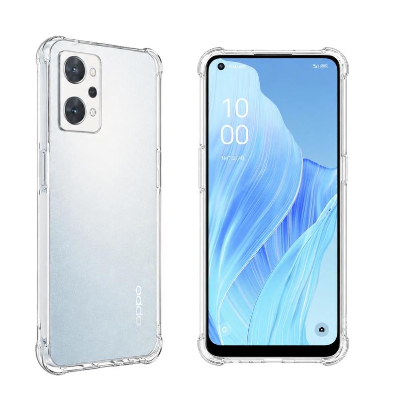 Rakuten - 『全面保護 』OPPO Reno7A/Reno9 A 用のケース OPG04 用の保護カバー 薄型 TPU材質 『四隅がエアクッション構造』 耐衝撃 スマホケース 黄変防止/滑り止め/擦り傷防止/柔軟/光沢感/軽·薄/透明