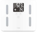 dretec(ドリテック) 体脂肪計 体重 BMI 体脂肪率 最大計量180kg 前回の増減値を表示 デジタル バックライト ステップオン 乗ると自動で測定 クラベールプラス (ホワイト)(2)
