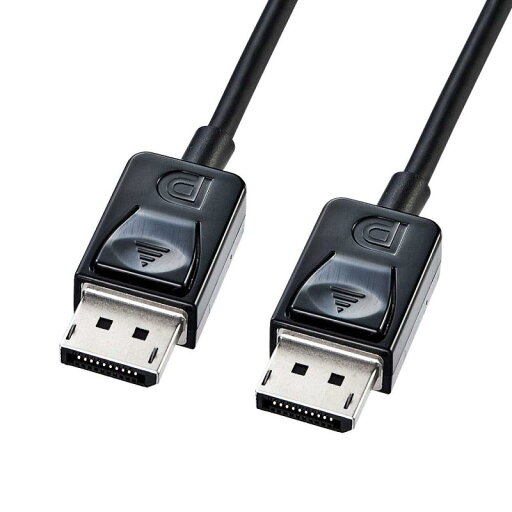 サンワサプライ(Sanwa Supply) DisplayPort ケーブル 1.5m ブラック KC-DP15K サンワサプライ(Sanwa Supply) DisplayPort ケーブル 1.5m ブラック KC-DP15K