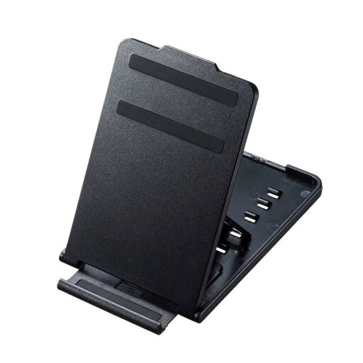 サンワサプライ(Sanwa Supply) スマートフォン・タブレットスタンド 折りたたみ可 薄型・モバイル 5段階角度調整可 ブラック PDA-STN33BK サンワサプライ(Sanwa Supply) スマートフォン・タブレットスタンド 折りたたみ可 薄型・モバイル 5段階角度調整可 ブラック PDA-STN33BK