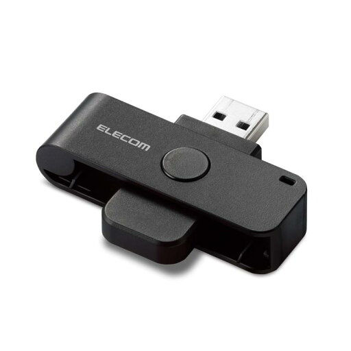 エレコム ICカードリーダー MR-ICD102BK 接触式 Windows mac対応 【マイナンバーカード/e-Tax 確定申告/eLTAX対応】コンパクト 直挿しタイプ ブラック エレコム ICカードリーダー MR-ICD102BK 接触式 Windows mac対応 【マイナンバーカード/e-Tax 確定申告/eLTAX対応】コンパクト 直挿しタイプ ブラック