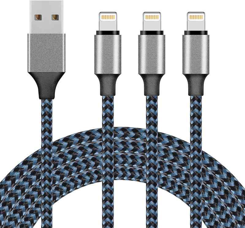 Everdigi for iPhone 充電ケーブル 1M 3本セットライトニングケーブル【MFi認証】 ...