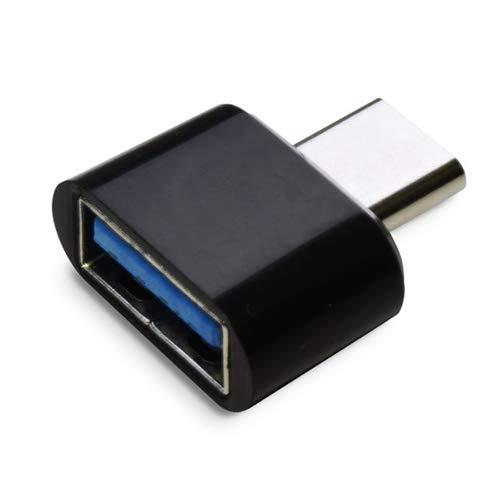 SONY - 日本トラストテクノロジー OTG USB(A)→USB TypeC変換コネクター ブラック ブラック OTGU2TC-BK