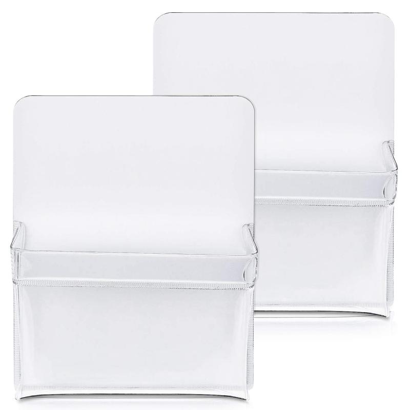 MoKo 磁石ポケット 2個セット マグネットポケット 小物入れ 仕切りなし オフィス整理用品 ウォールポケ..