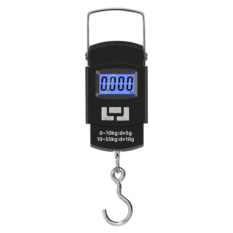 SZSL 携帯型フック秤【最大50 kg/大型品対応】携帯型電子計数秤高精度小型食品携帯型電池付き