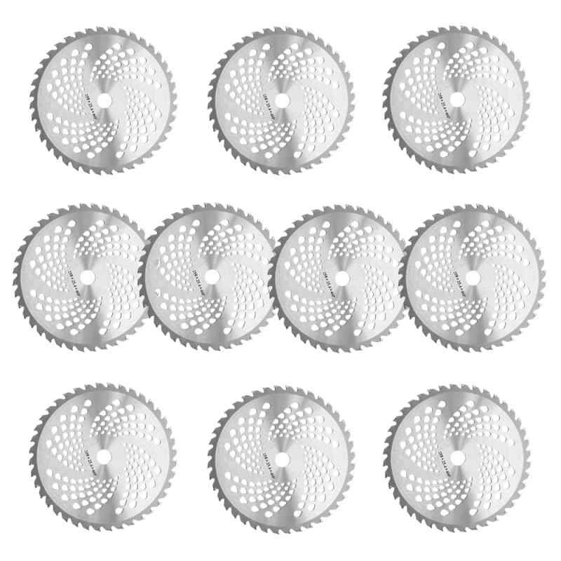 YFFSFDC 草刈用 チップソー 草刈り機 替え刃 10枚セット 刈り払い機 刃 外径255mm チップソー 草刈り機..