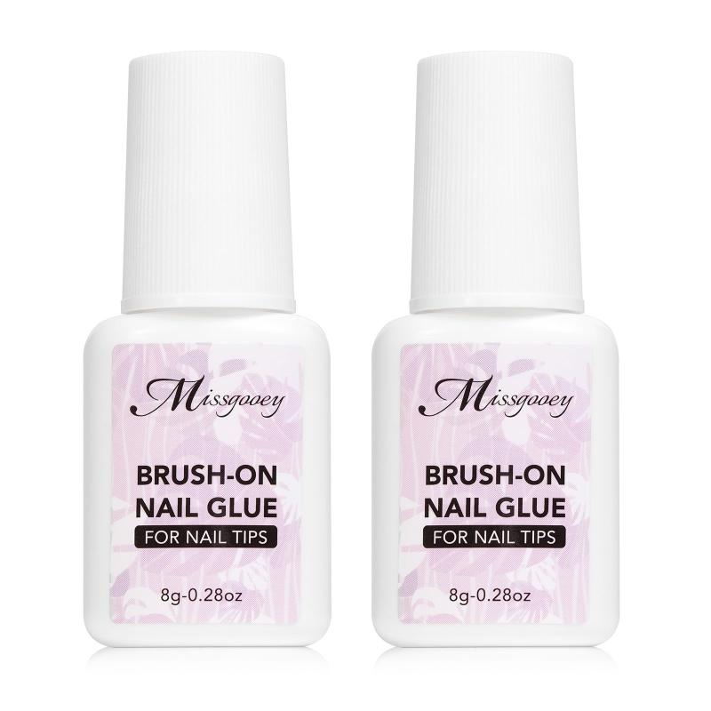 Missgooey ネイルグルー ネイルチップ接着剤 付け爪接着剤 ネイル接着剤 強力 多機能 初心者＆プロ適用..