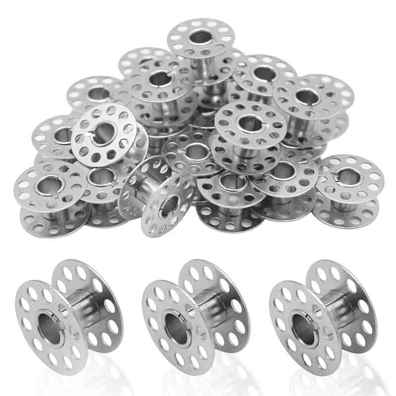 BTtime 家庭用ミシン ボビン 25個 金属製 ミシンボビン シャトルフック 家庭用 ミシン部品 交換品 縫製..