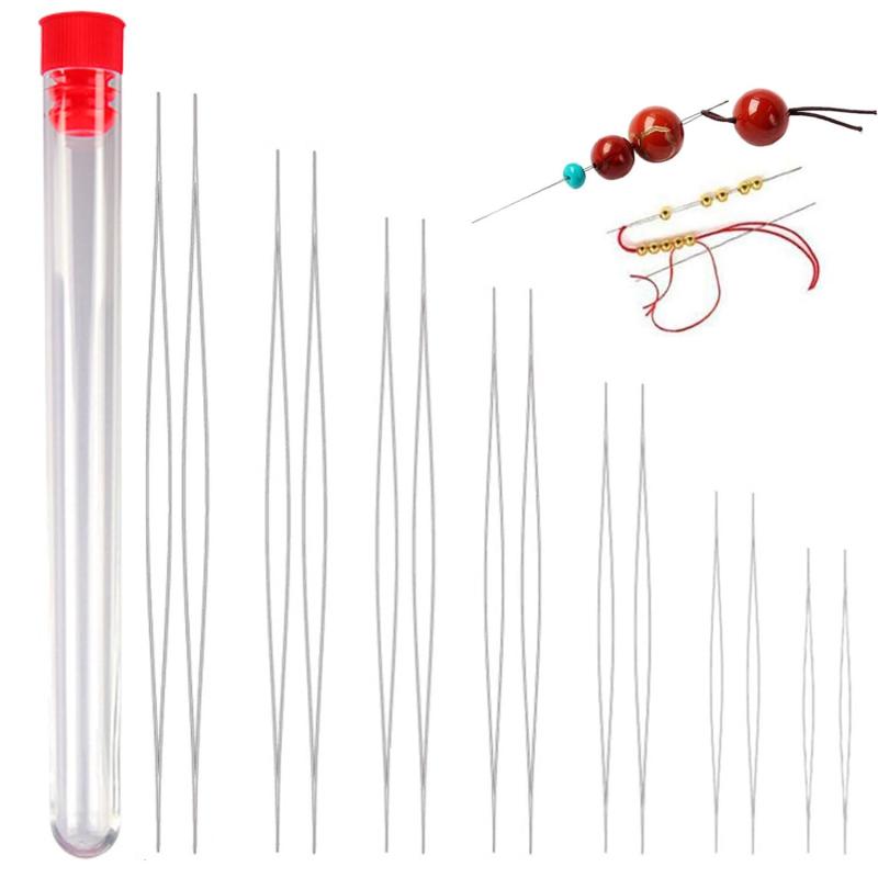 ビーズ針 刺繍針 ビーズ刺繍 収納箱付き ビーズ針 ビーズ刺繍針 ビーズ編み針 ブレスレット ジュエリー..