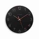 mooas フラットウッドの壁掛け ブラック30.5cm/12インチのウォールクロック、ノンチックサイレント装飾時計、バッテリー作動、金属時計の針、読みやすいホームリビングキッチンベッドルー