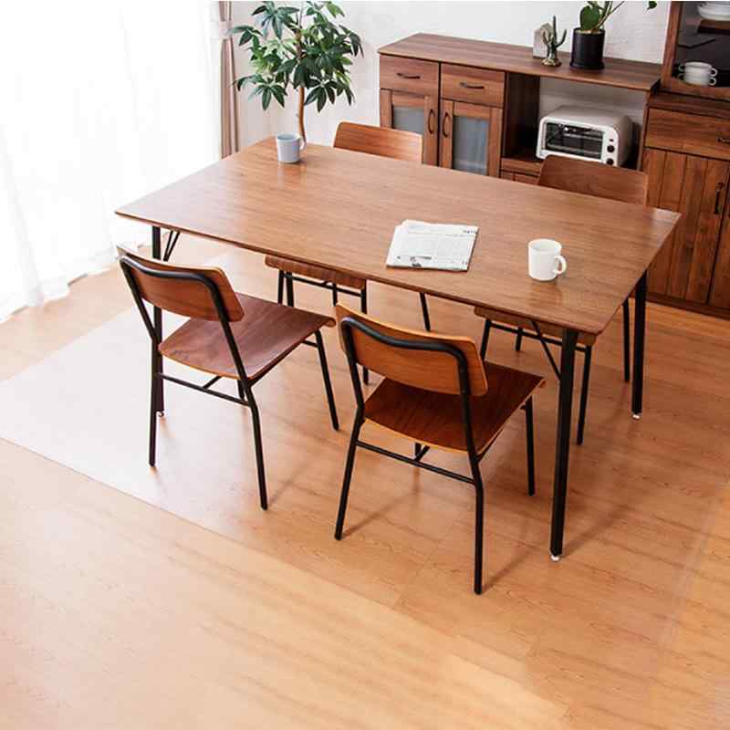 Bloomlover ダイニングマット 透明 200X400cm PVC 床 保護シート 特大サイズ 厚さ1.5mm 超大判 クリアマット 床を保護するダイニングマット 撥水 おしゃれ 汚れ防止 お手入れ簡単 床暖房対応 滑り止