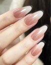 SEMTIM ネイルチップ 24枚入 ミディアム ショート つけ爪 短め ネイルチップ ミディアムロング ネイル 人気 和風 かわいい シンプル おしゃれ成人式 入学式 卒業式 付け爪 チップ BY1353