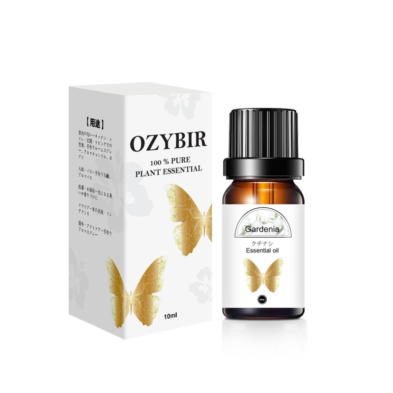 OZYBIR クチナシ エッセンシャルオイル ガーデニア100%天然精油 アロマオイル 純天然抽出 Gardenia Ess..