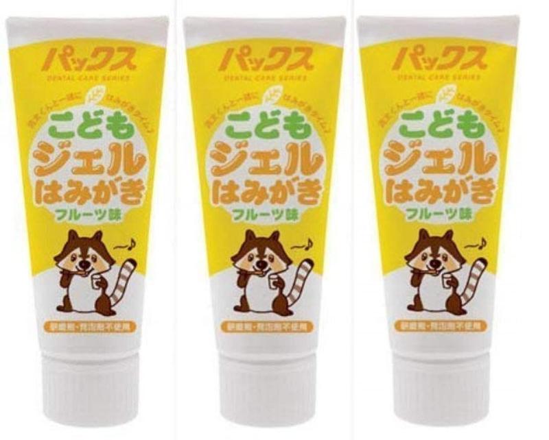 パックスこどもジェルはみがき50G × 3個セット
