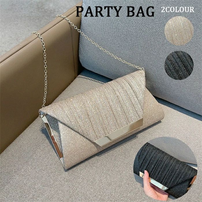 Party Bags - パーティーバック クラッチバッグ ショルダーバッグ バッグ レディース 二次会 結婚式 バッグ 謝恩会 披露宴 同窓会 大きめ 入学式 卒業式 お呼ばれ ブライダル バッグ フォーマルバッグ 成人式