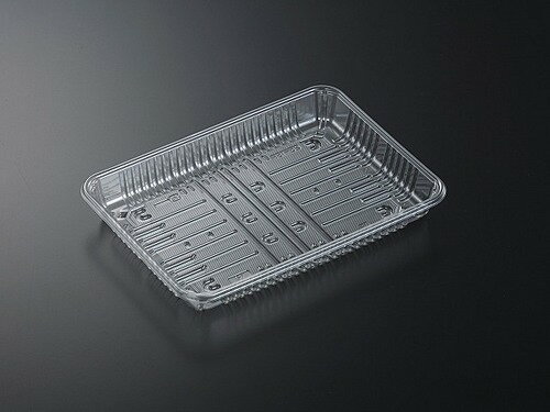 C-APG　CSR 25-18F 透明 【100枚】 244×178×30 mm 中央化学 (領収書対応可) 容器 刺身 発泡 トレー 鮮魚 テイクアウト お持ち帰り 使い捨て レンジ不可 おしゃれ 使い捨て食器 使い捨て皿 器