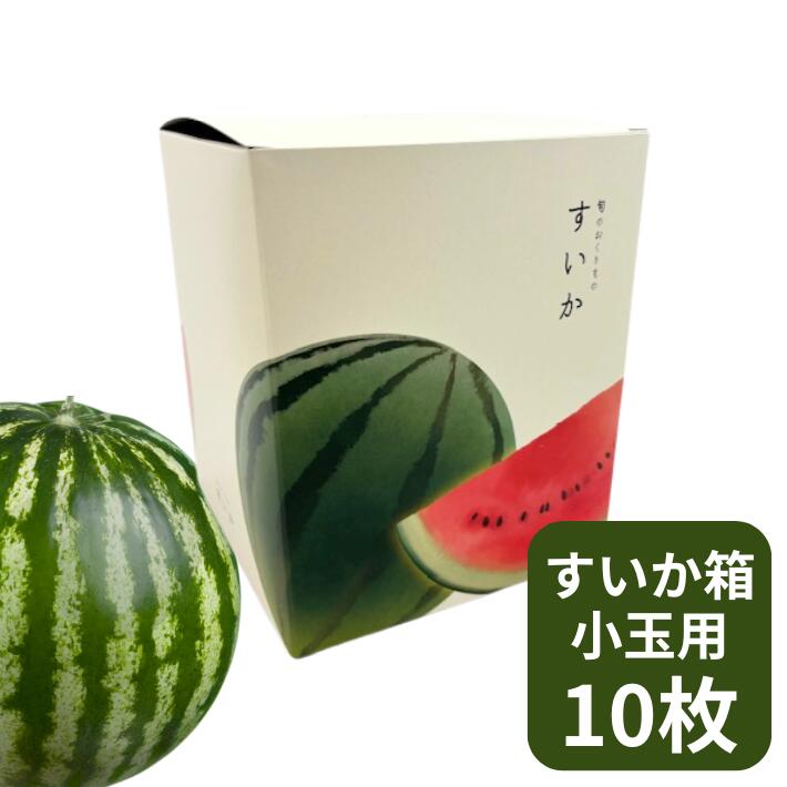 【箱のみ】旬スイカ箱 小 1ケ入【10枚】小玉 すいか用 外寸:170×170×高さ210mm すいか 西瓜 贈答 輸送 信和 ※箱のみの販売です。スイカは入っ...